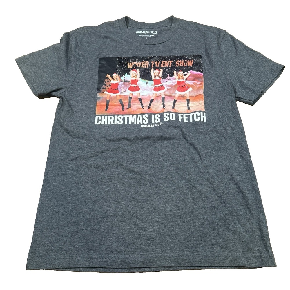 Mean Girls Christmas Is So Fetch Graphic T-Shirt Small Movie Tee 2003 Y2K‎
